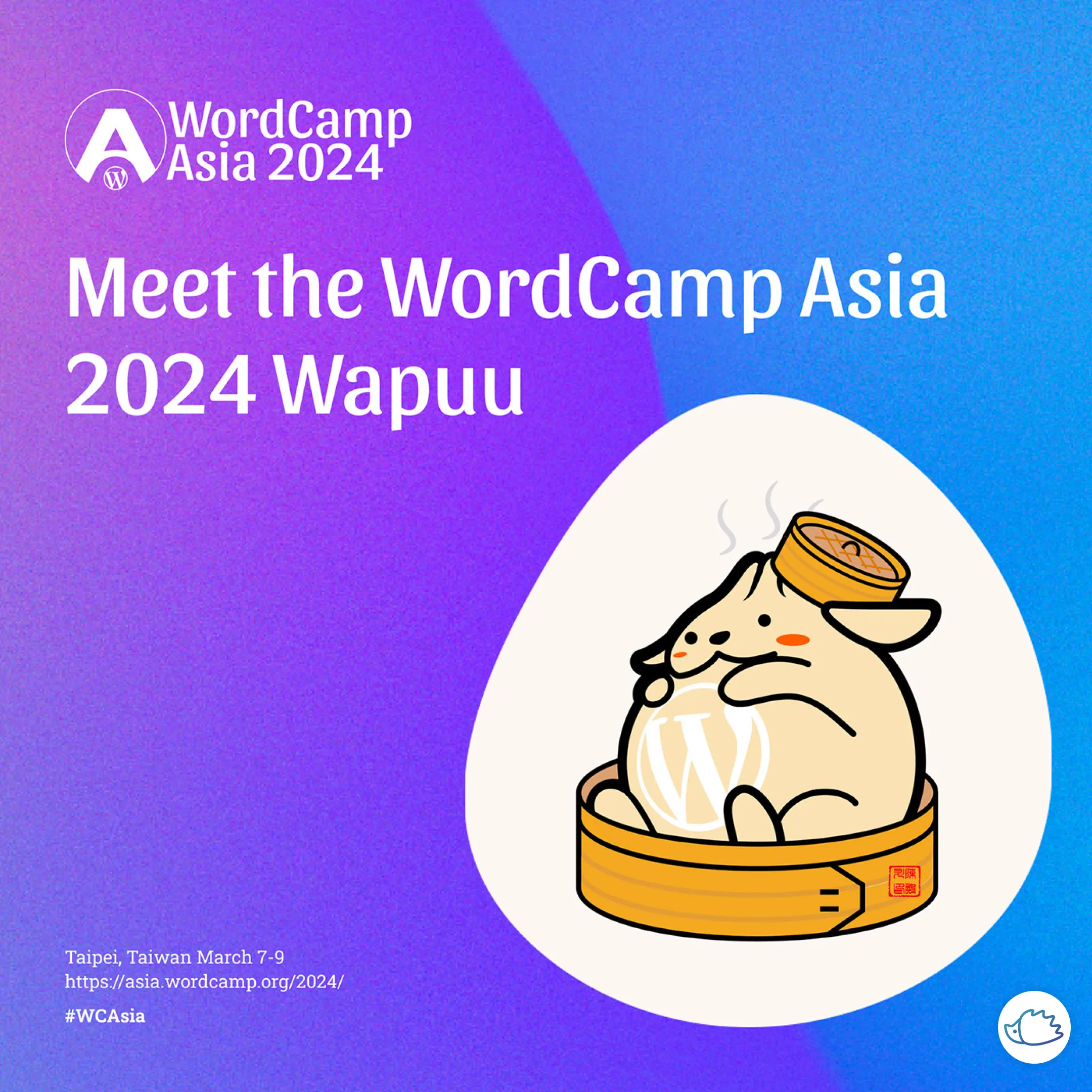 Introducing the WordCamp Asia 2024 Mascot!
